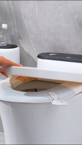 Đệm lót bồn cầu 4 mùa ECOCO chất liệu EVA chống thấm nước tích hợp tay nâng dễ vệ sinh dính cố định chống trượt thông