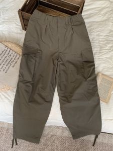 Lightweight Breathable Paratrooper Pants Men Women Straight Leg Cuffed Casual Trousers Multi Pocket Workwear Summer Fashion