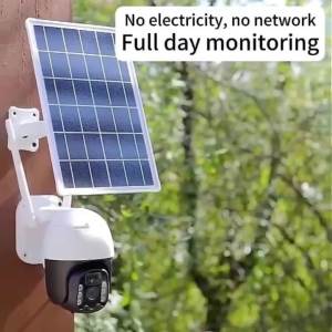 BUY 1 TAKE 1 V380 Pro Solar CCTV Camera Wifi Connect 360 Waterproof Alarm Surveillance Two-Way Audio Color Night Vision Auto Tracking CCTV Security Camera