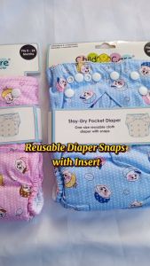 Reusable Diaper Snaps with Insert for Baby | Newborn Baby Needs | Childcare | Bliss Baby Stuff
