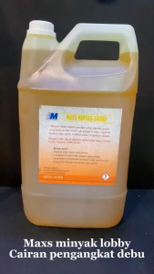 Minyak lobby dust cleaner Maxs 4 Liter Cairan penjebak debu