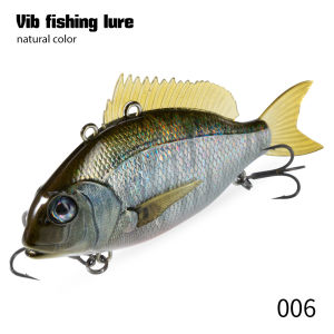Hunthouse 65mm/24g Winter VIB Fishing Lure Slow Sinking Hard Bait Wobbler Vibration Long Casting For Bass Pike Fish Tackle