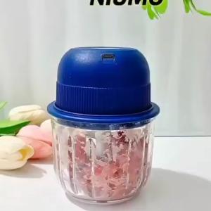 Máy xay thịt xay tỏi ớt dao 6 lưỡi cối xay bằng thủy tinh dung tích 350ml