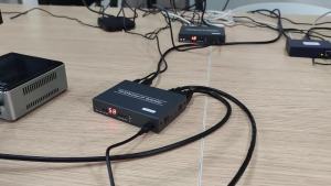 1080จุด POE หลายหลาย HDMI อีเธอร์เน็ต IP RJ45 Cat5 Cat6ใยแก้วนำแสงเคเบิ้ล Extender ส่งสัญญาณรับอะแดปเตอร์200เมตร DT241M