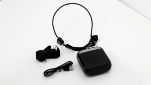 UNA Portable Voice Amplifier Mini Portable Speaker Microphone Amplifier Voice Amplifier Booster With Wired Speaker FM