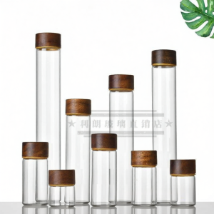 ciiemen | Food-grade Lead-free Glass Storage Bottle Mini Sealed