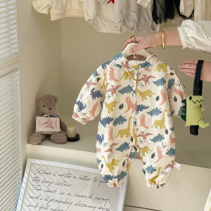 เสื้อคลุมกันหนาวแบบสวมหัวสำหรับเด็กแรกเกิด ฤดูใบไม้ร่วง ฤดูใบไม้ผลิ เสื้อคลุมกันหนาวสำหรับเด็กชาย น่ารัก อบอุ่น ใส่ไปเที่ยวกลางแจ้ง ผ้าฝ้ายผสม