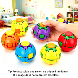 Đồ Chơi Giảm Stress Dạng Con Quay 3D Biến Hình Đồ Chơi Cảm Giác 2 Trong 1 Bóp Và Quay Dành Cho Người Lớn Bị ADHD Lo Âu