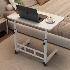 Height Adjustable Movable Side Table Bedside Table