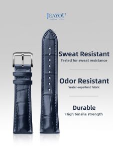 JEAYOU | Alligator Leather Watch Strap for Blancpain Fifty Fathoms Moon Beauty