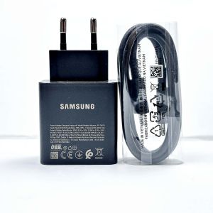 Samsung | Samsung 60W Charger Super Fast Charging 5A Type C Cable For Samsung Galaxy S26 S25 S24 S23 S22 Ultra Plus A90 S10