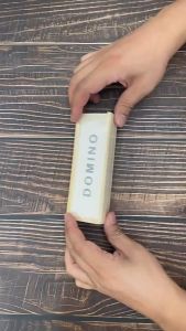 28 PCS/Kotak Batu Domino Kayu Permainan Domino Gaple