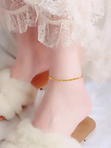 S925 Silver Starry Foot Bracelet Womens New 2025 Luxury Chinese Style Birthday Gift Fashion Jewelry Alloy Plated Silver