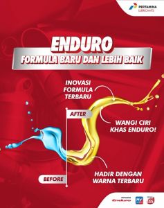 Pertamina Enduro Matic Varian isi 1 Liter Type Varian Matic G Sae 20W/40 Matic Sae 10W/30 Matic V Sae 10W/40 (Dijamin Asli)