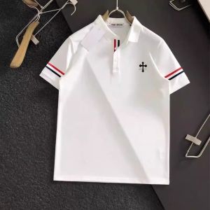 PAZHAOLANG | Luxurious Summer Mens Short Sleeve Polo Shirt Large Size