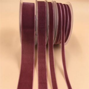 9mm 5yard Nylon Single Face Velvet Ribbon for Handmade Gift Bouquet Wrapping Supplies Home Party Decoration Handmade Velvet Tape