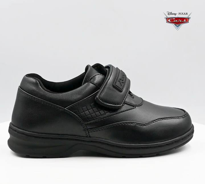 Disney Cars Black School Shoes with Memory Foam for Kids Boys