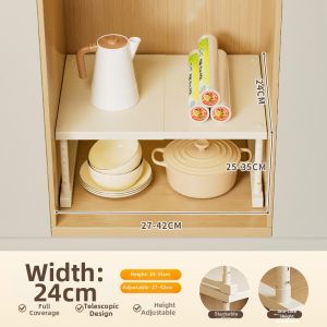 evesigar | Adjustable Multi-purpose Kitchen Storage Shelf