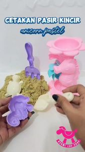 Mainan Cetakan Pasir Pantai & Kincir Pastel: Mainan Anak Edukasi Murah