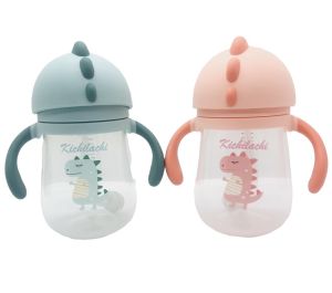 Bình tập uống nước ống hút cho bé Kichi 240ML