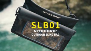 Nitecore SLB01 Outdoor Sling Bag - 1L - Triple Seal Waterproof - Clear Window - Water Resist Zipper