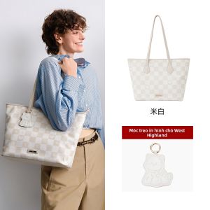 Semir | Túi Xách Dung Lượng Lớn In Bàn Cờ Cho Chó