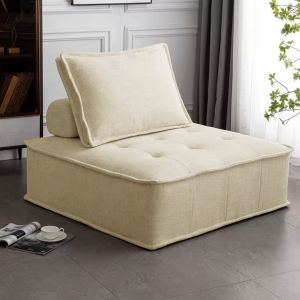 V Home โซฟาผ้า โซฟาหนัง โซฟาเล็กๆ โซฟาสี่เหลี่ยมสไตล์ยุโรป รุ่น SF101 มีให้เลือกทั้งแบบผ้าและหนัง