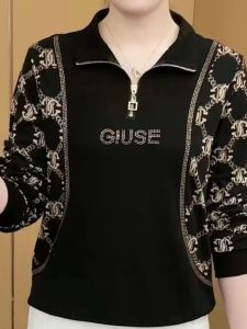 QIAOXIZI | Youthful Loose Fit Plus Size Concealing Hoodie