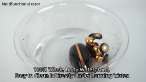 Electric shaver electric beard trimmer electric hair dryer beard scraper water-washed beard trimmer seven-blade head smart type