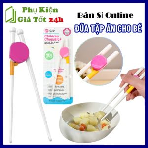 Đũa Tập Ăn Cho Bé Với Vòng Giữ Chống Rơi An Toàn Đũa Nhựa Tập Gắp Cho Trẻ Em Từ 2 Tuổi Dùng Ăn Dặm