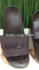 Sandal Slide Karet / Sendal Slop Pria Empuk Ringan & Nyaman - N008 40/44