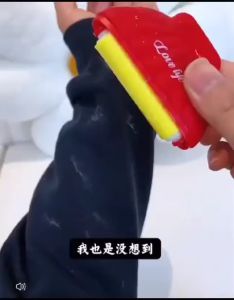 Shell Portable Lint Roller Washable Lint Remover Reusable Mini Lint Roller Pet Hair Remover贝壳可水洗粘毛器黏毛器粘滚筒上班便携去毛器宠物重复使用除毛