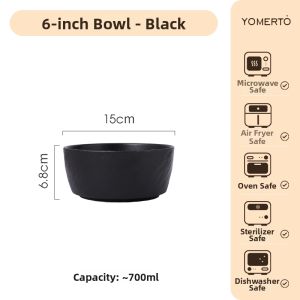 Yomerto | Ceramic Aesthetic New Dinnerware Bowl
