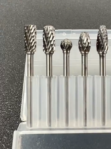 [Original 24 hours delivery] 10pcs 3mm Shank Tungsten Carbide Milling Cutter Rotary Tool Burr Double Diamond Cut Rotary Tools Shank Electric Grinding