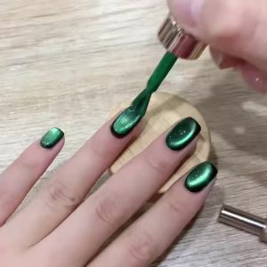 Bộ Sơn Móng Tay Gel Mắt Mèo Thủy Tinh Xanh 10ML Đèn UV LED Xu Hướng Mùa Đông 2026 Bộ Dụng Cụ Vẽ Móng Nghệ Thuật 1-21 Món