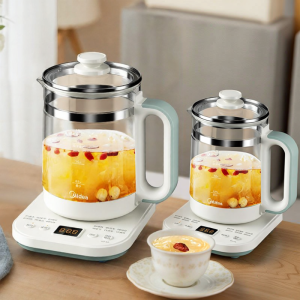 [China Plug Without Adapter] Midea | Multifunctional Integrated Glass Electric Kettle