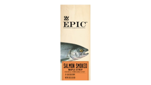 Cá hồi hun khói vị siro phong EPIC đánh bắt tự nhiên EPIC Salmon Smoked Maple Strips Wild Caught Paleo Friendly