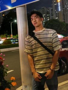 Summer Casual Stripe Knitwear Short Sleeve round Neck Mens Top Fashion Urban Style Breathable Hollow out Design Youth Fashion