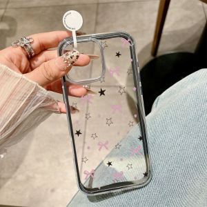 SIlicone Candy Color Bow Knot Phone Case For iPhone 18 Pro Max 17 16 Pro 15 14 13 11 12 17 Pro Max TPU Transparent Cover Funda