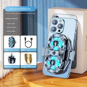 SAMTOGO | Ultra Quiet Cooling Phone Cooler Semiconductive Refrigeration Gaming Professional Live Streaming