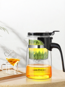 Kamjove | Heat-Resistant Glass Tea Pot with Infuser Home Use