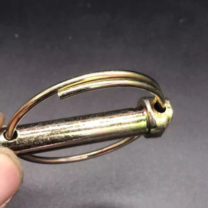 E.B.【Ready in Stock】 1Pc Heavy Duty M8 Safety Insurance Pin Agricultural Tractor Hanging Pin