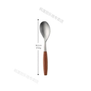 Elegant High Stock Spoon Western Dining Utensils Smooth Comfortable Home Soup Spoon Stainless Steel Main Course Dinnerware