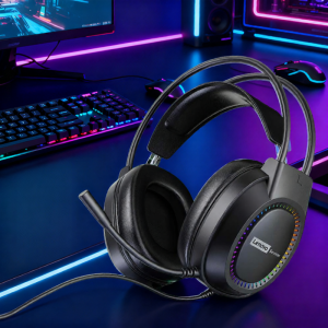 Lenovo | Wired Headset for Gaming and Office Use Compatible with Desktop and Laptop with Microphone