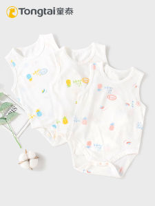 Summer Thin Mesh Baby Romper Triangle Crawling Suit Newborn All-Match Sleeveless Clothes for Boys And Girls Toddler Clothes