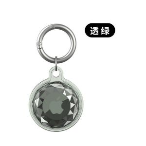 Transparent Full-Coverage Waterproof Anti-Fall Apple AirTag Protective Case Cute Soft Shell for Children Tracking Locator Pet Collar Tag