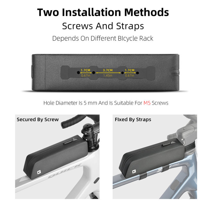 Rhinowalk Xe Đạp túi sườn trên Không Thấm Nước Xe Đạp Phía Trước Hộp ...