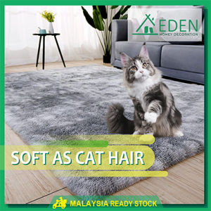 EDEN Gradient Tie-dye Fur Carpet: Super Plush Soft Rugs for Your Home