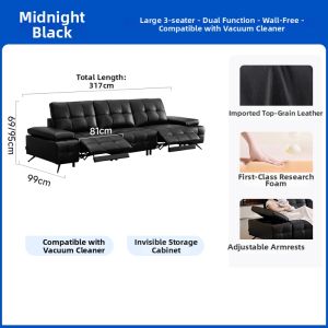 Electric Zero Wall Leather Sofa