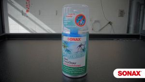Chai xịt khử mùi và khử trùng máy lạnh mùi Ocean-Fresh Sonax 323600 100ml - làm sạch bầu không khí trong xe bảo vệ sức khỏe loại bỏ vi khuẩn gây hại - Dmall247